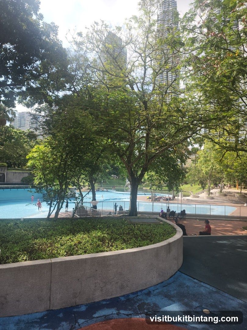 Park with Swimming Pool