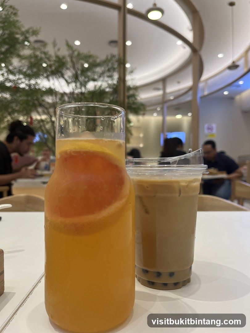 Drinks on a Table