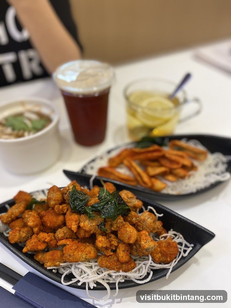 Fried Chicken and Drinks