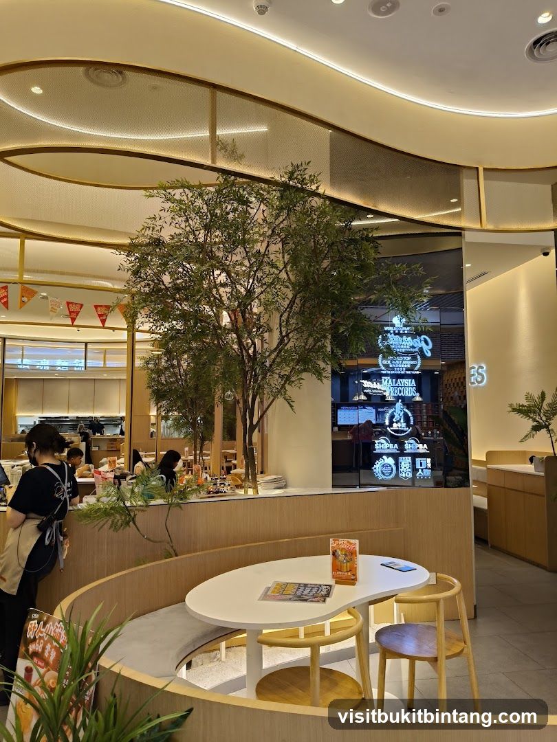 Restaurant Interior with Seating and Decor