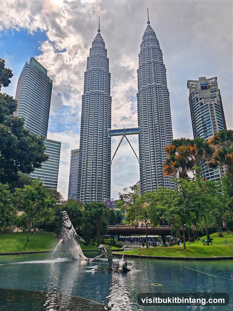 Petronas Towers and park