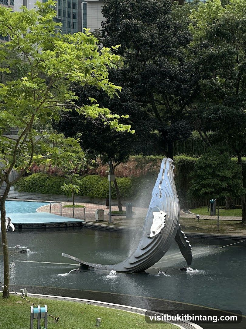 Whale Fountain Sculpture