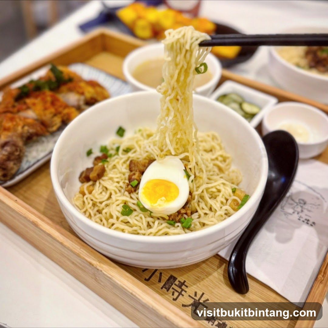 Noodle Dish with Egg and Chicken
