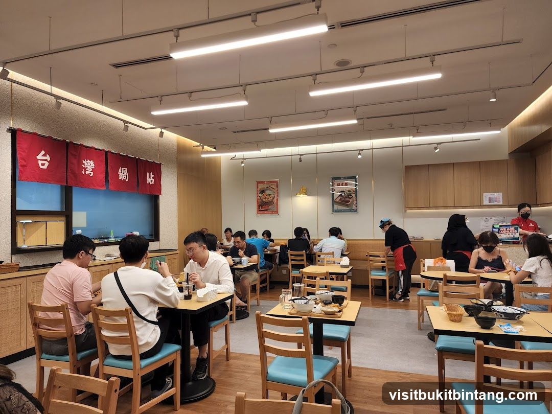Restaurant Interior with Diners