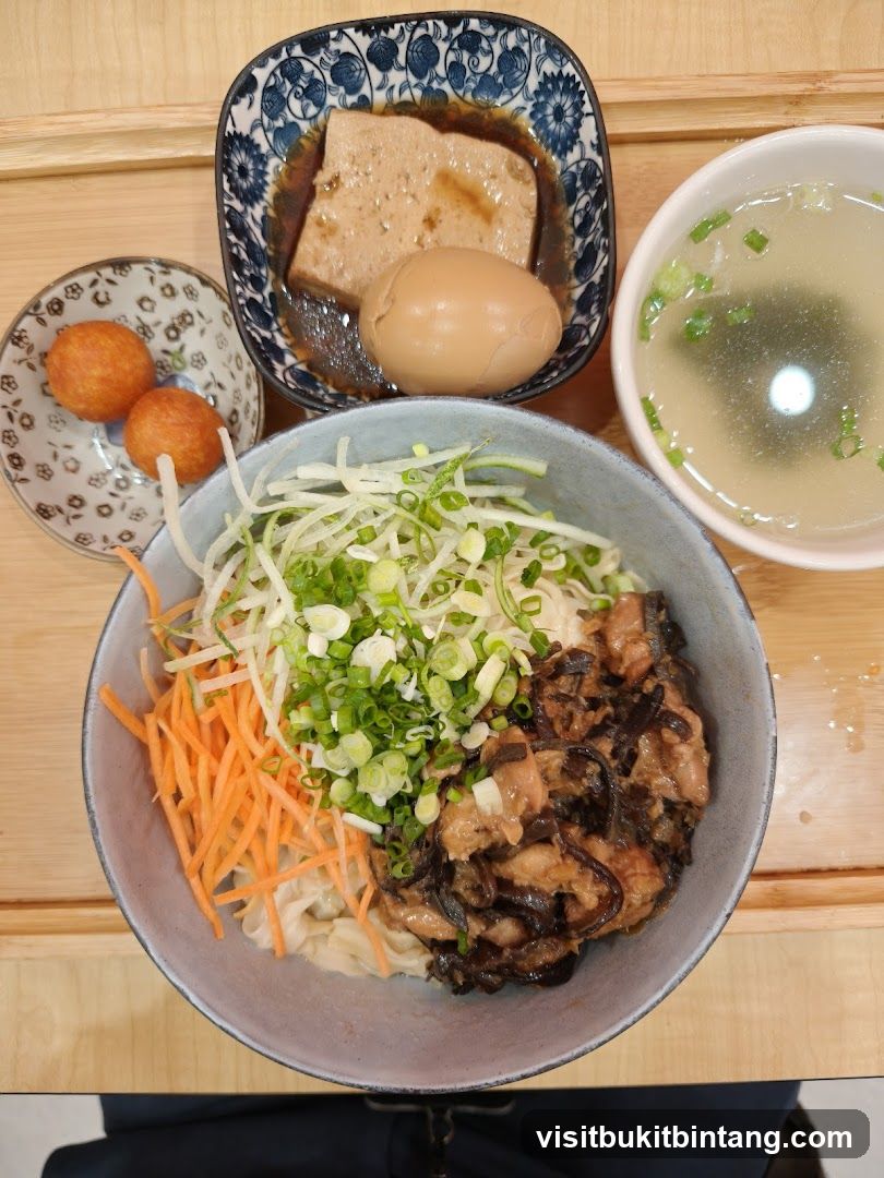 Noodle Dish with Sides