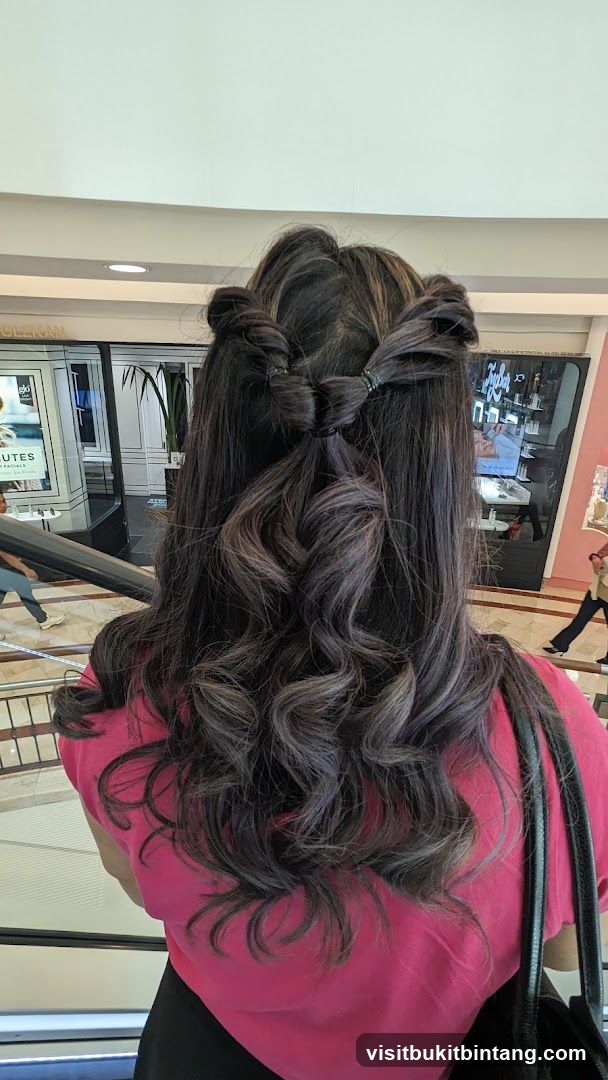 Woman with Braided Updo