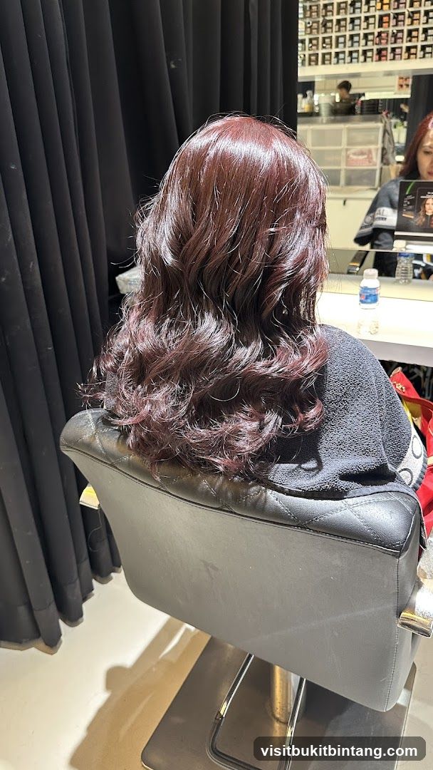 Woman's Hair in Salon