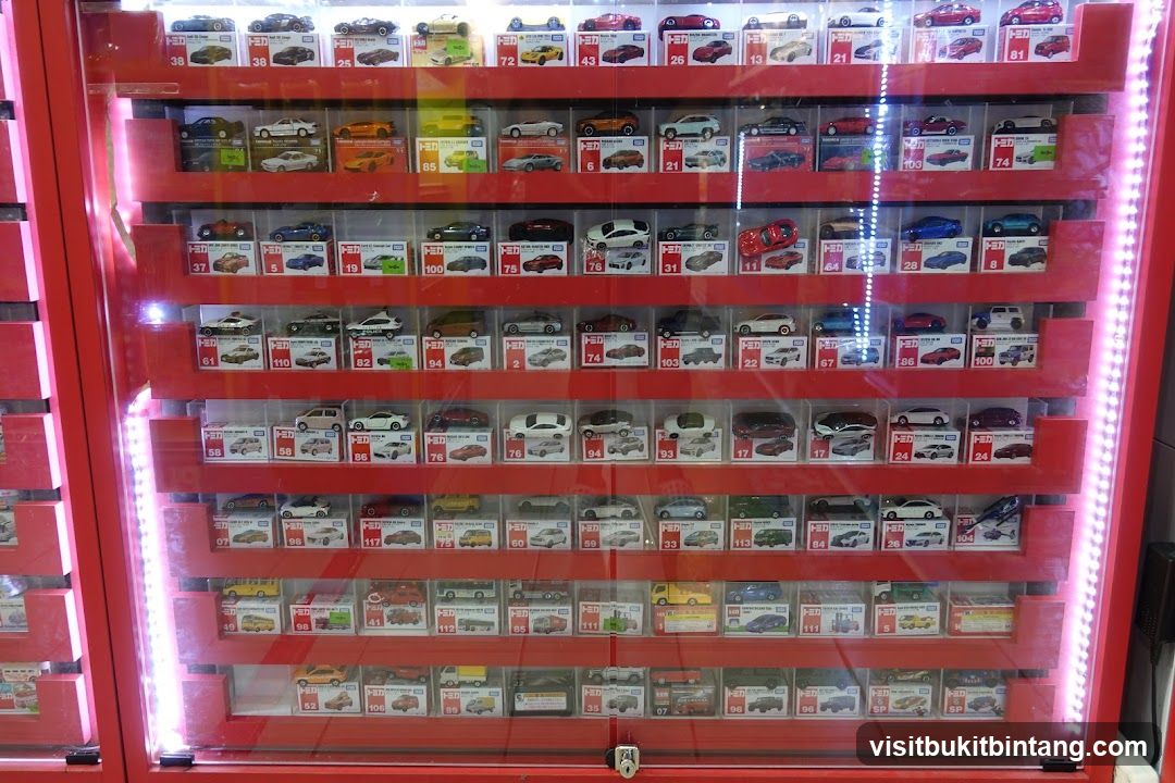 Display of Toy Cars