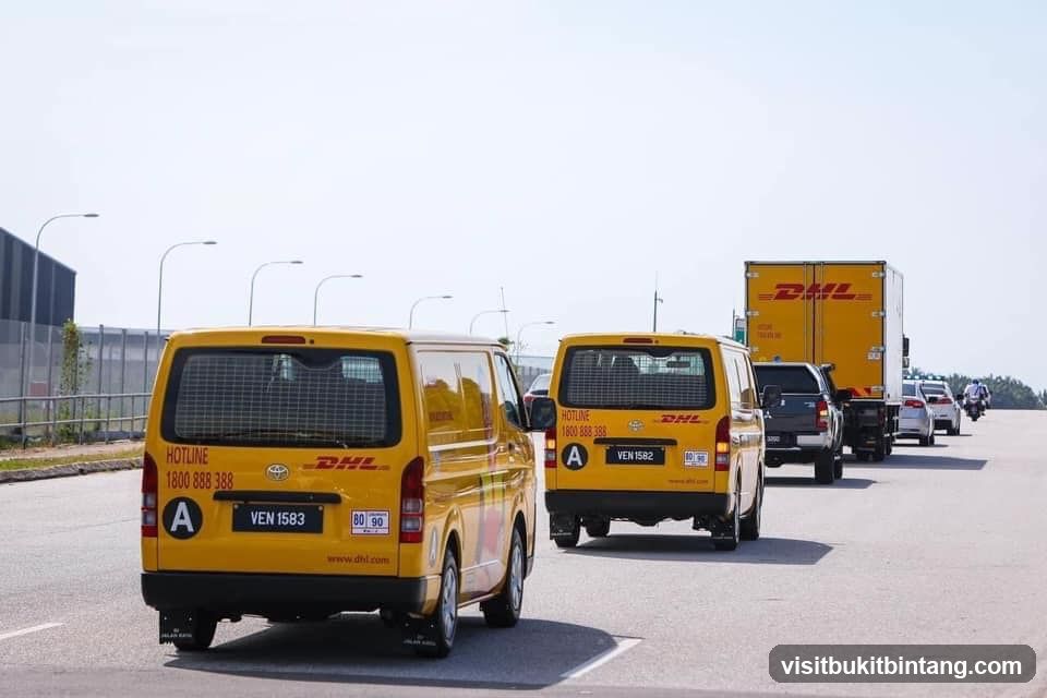 DHL Delivery Vehicles