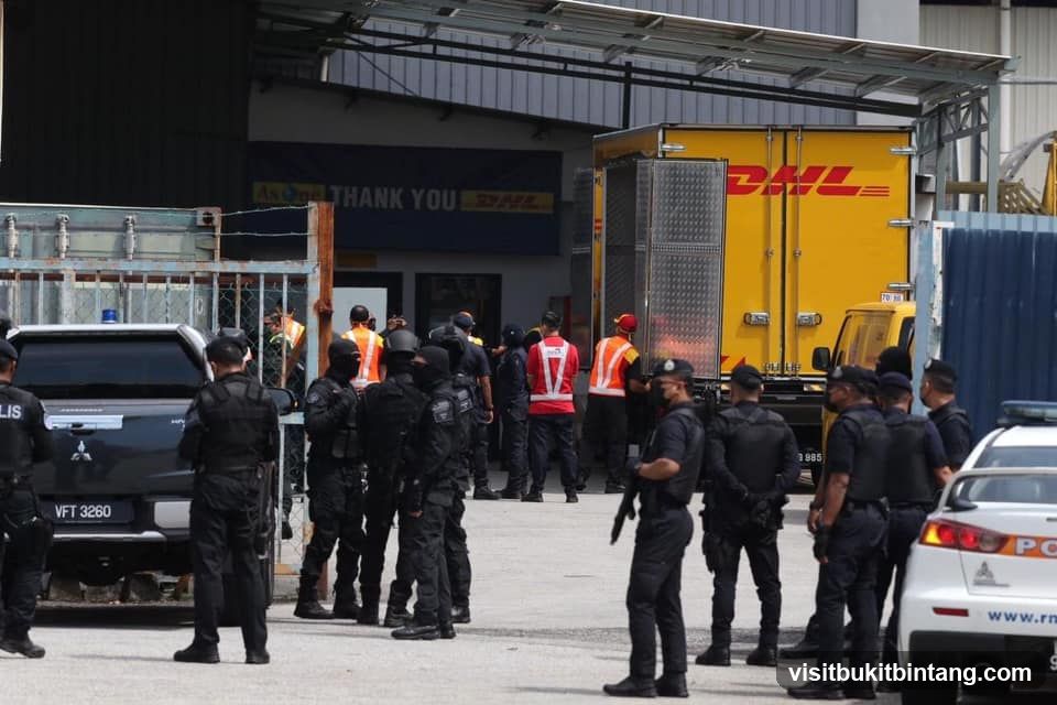 Law Enforcement Activity at a Warehouse