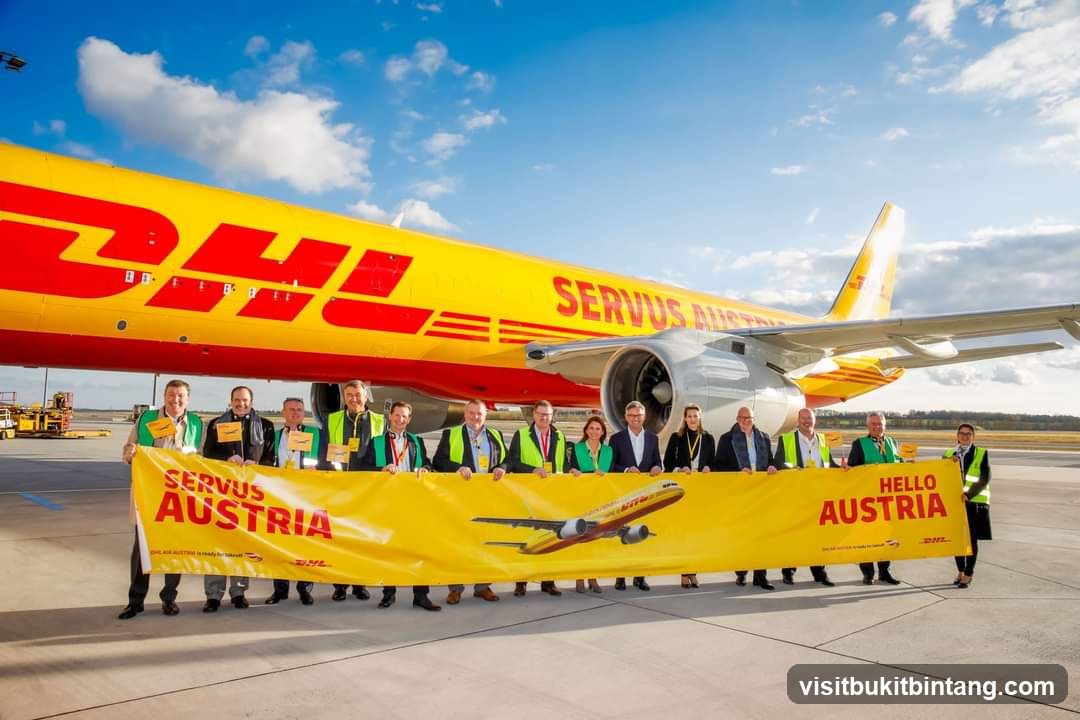 DHL Aircraft and Staff