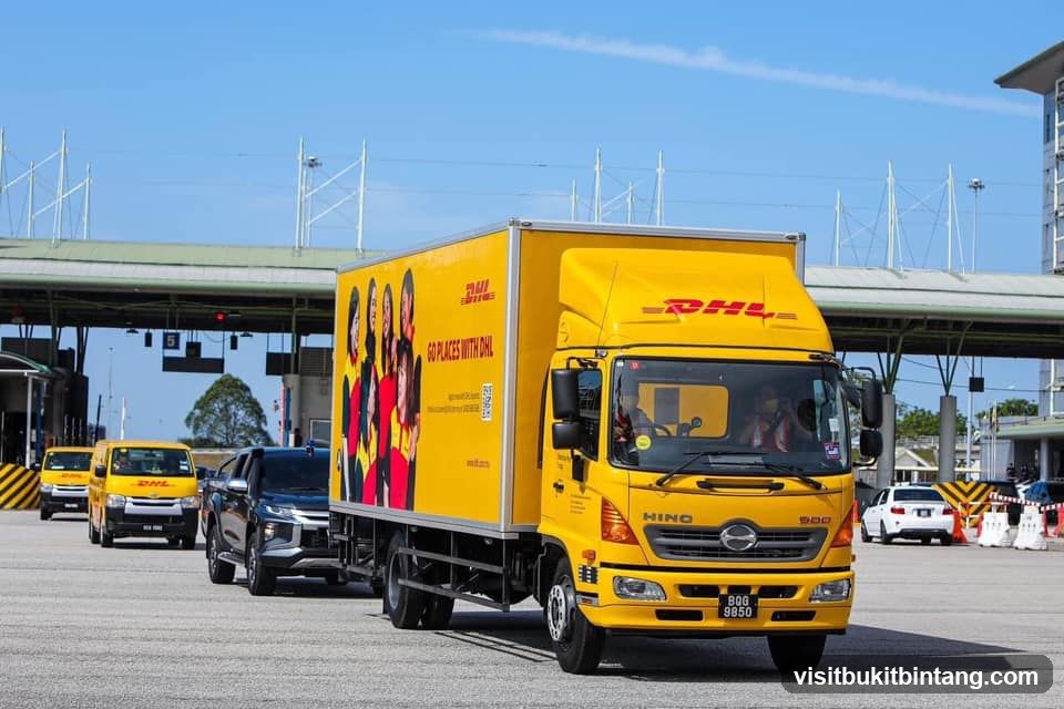 DHL Delivery Trucks