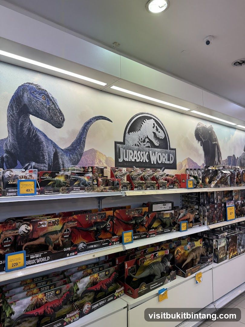 Jurassic World Toys Display