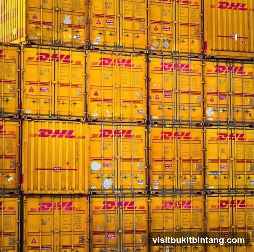 DHL Shipping Containers