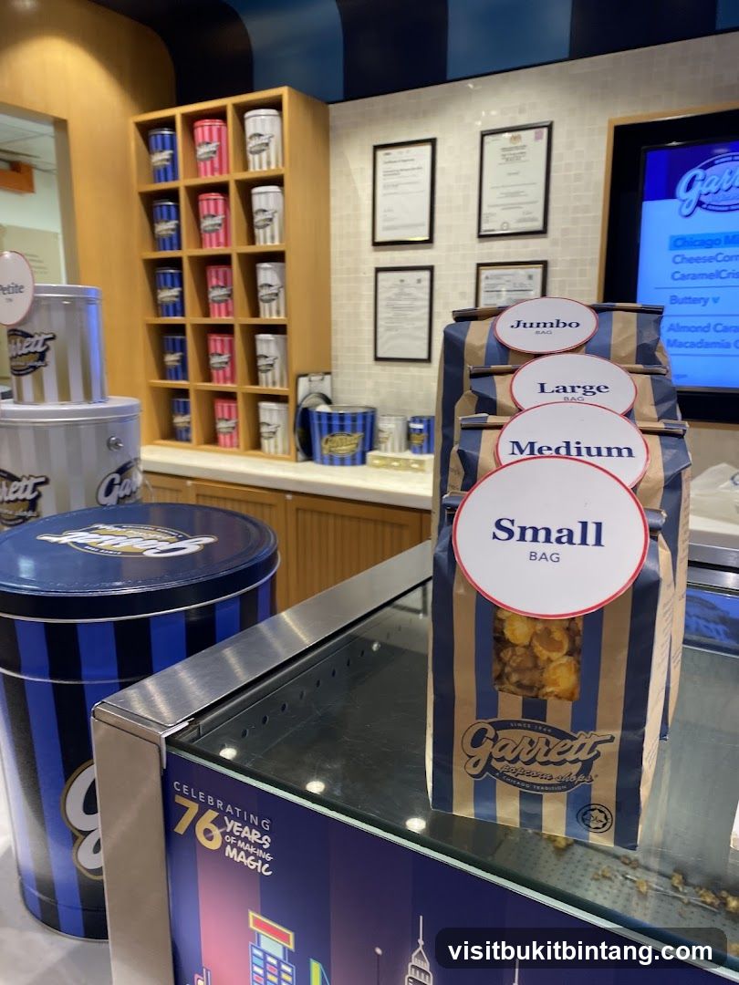 Garrett Popcorn Shops Display