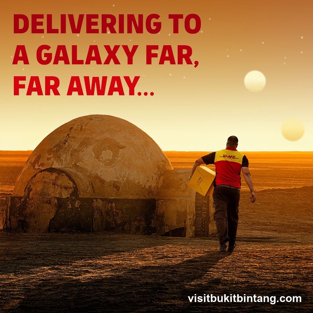 DHL Delivering to a Galaxy Far, Far Away