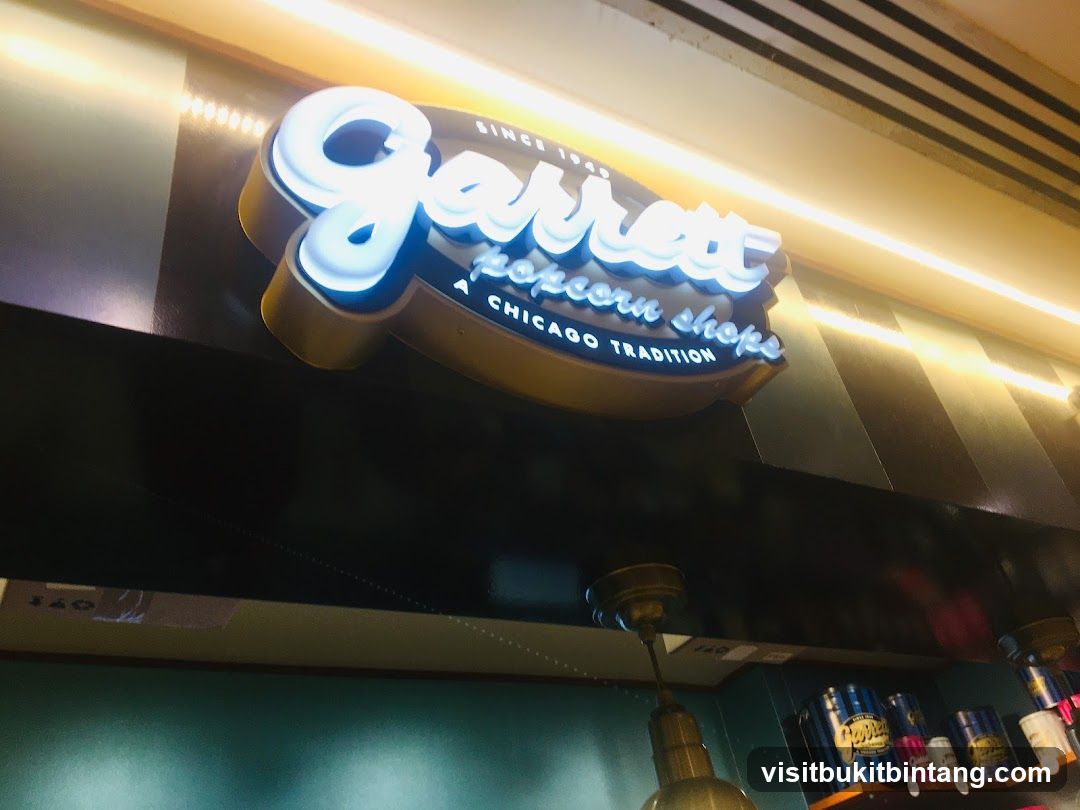 Garrett Popcorn Shops Sign