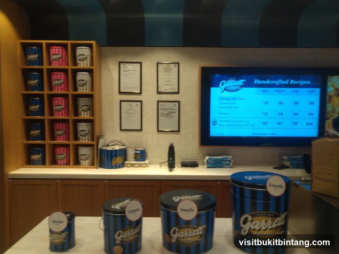 Garrett Popcorn Display