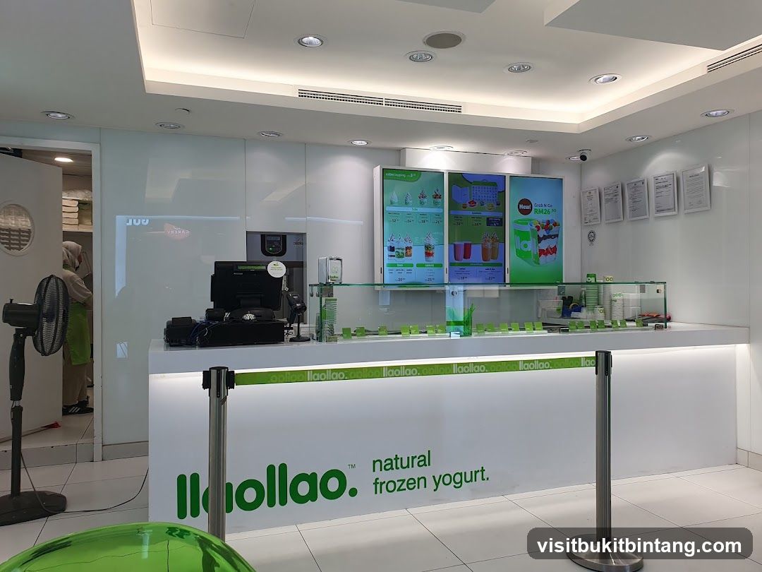 Frozen Yogurt Shop Counter