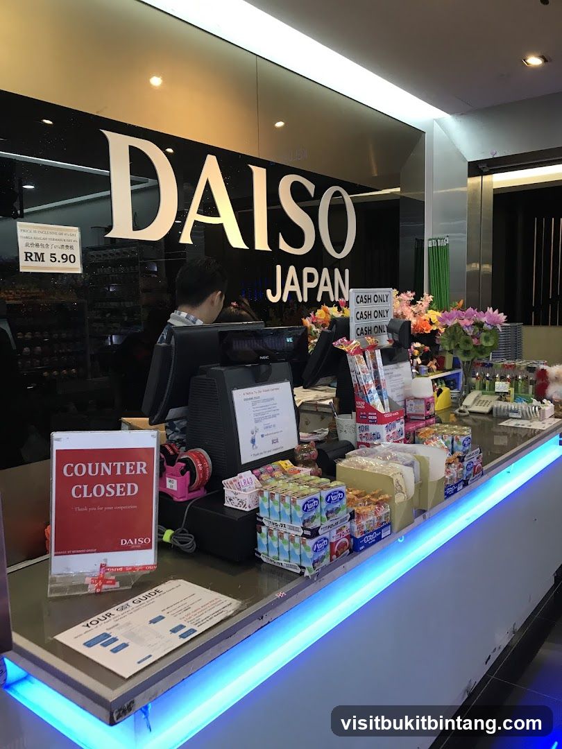 Daiso Japan Counter