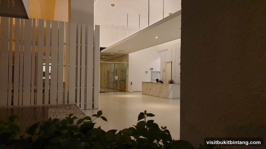 Modern Lobby with Reception Desk