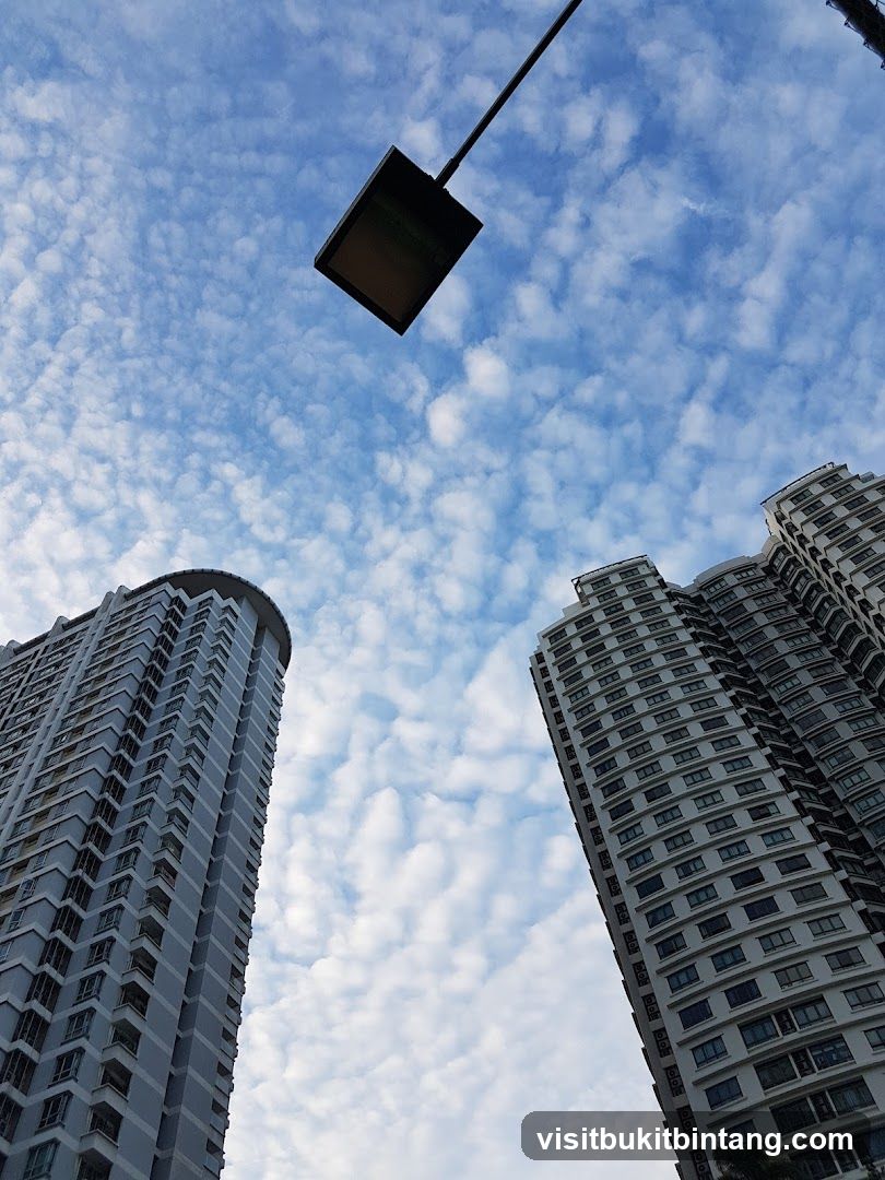 Tall buildings under a cloudy sky