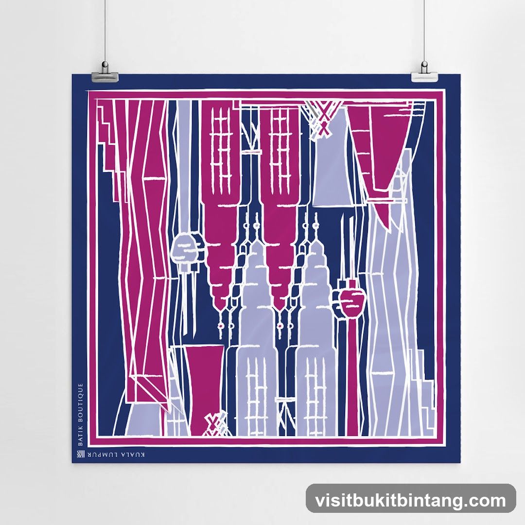Kuala Lumpur Skyline Art