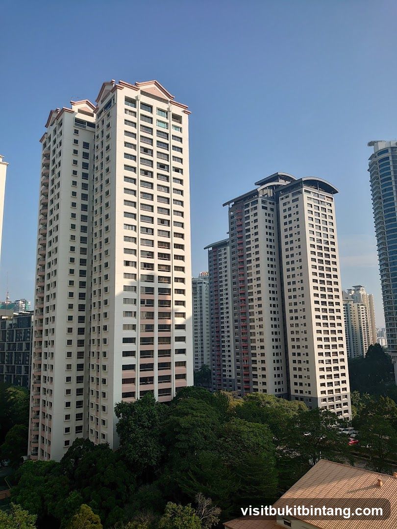 Apartment Buildings and Trees