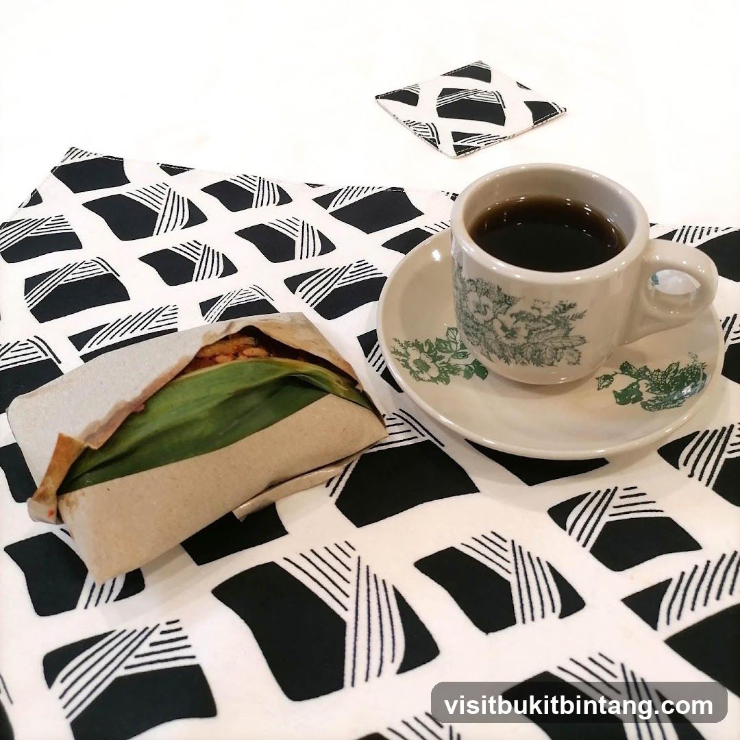 Nasi Lemak and Coffee