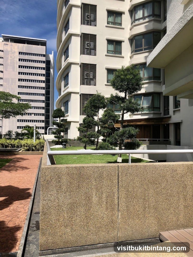 Modern Building Exterior with Landscaping