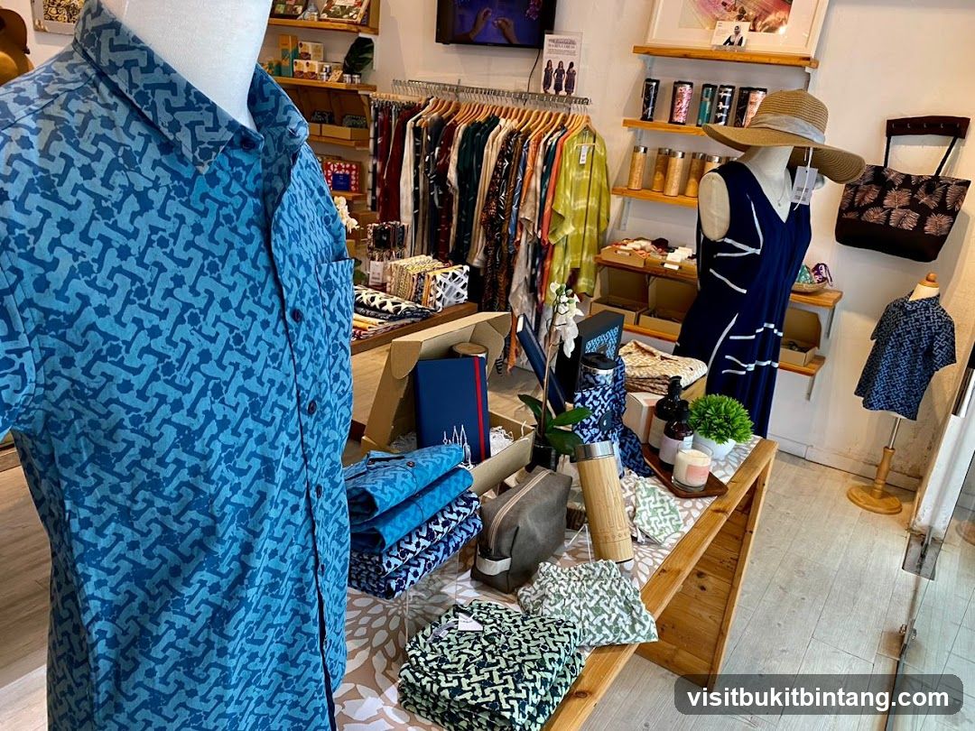 Clothing store interior
