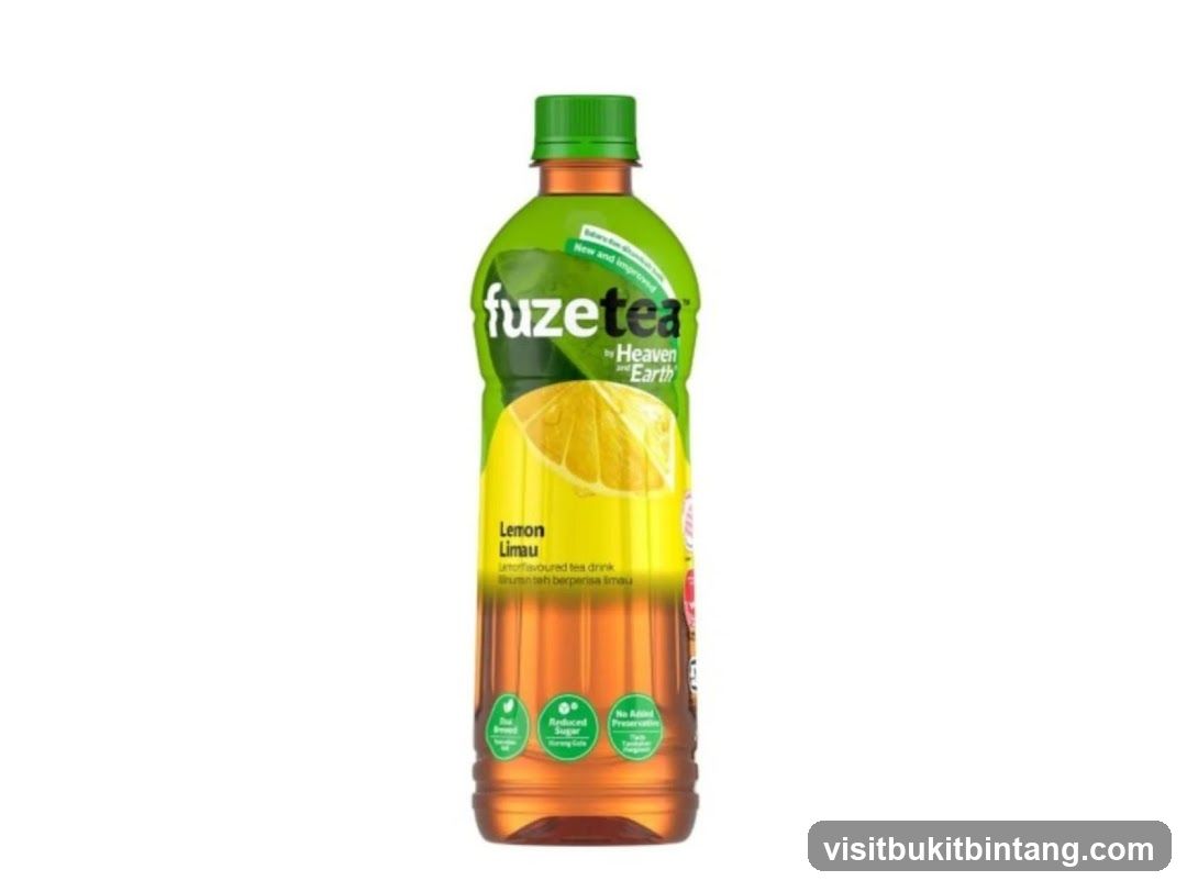 Fuze Tea Lemon Limau Bottle
