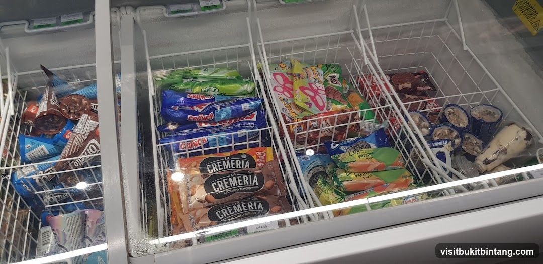 Frozen Desserts Display