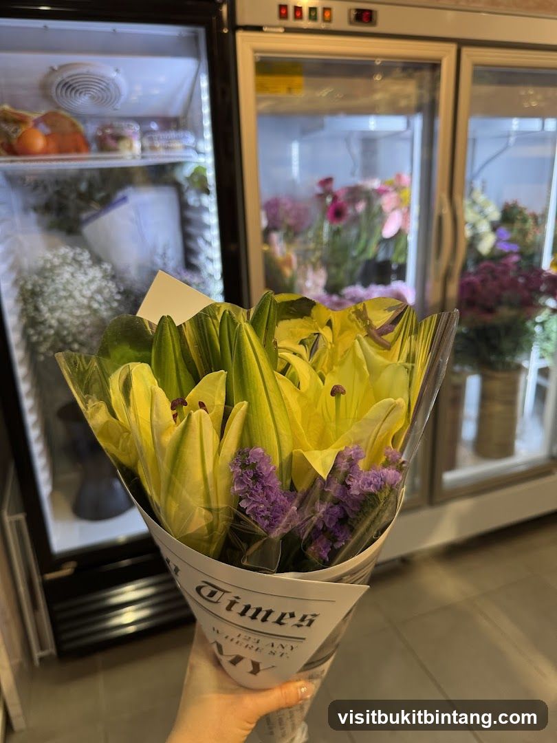 Bouquet of Yellow Lilies