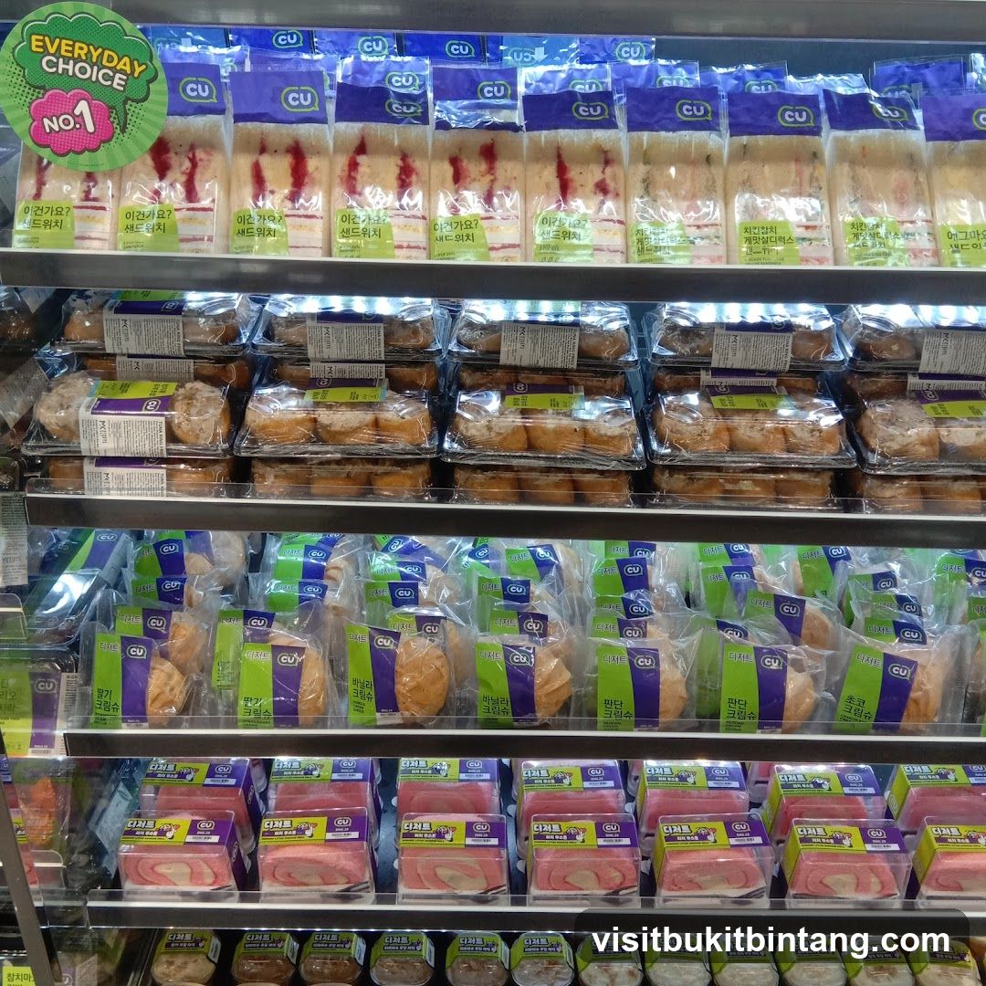 Refrigerated Display Case with Sandwiches and Desserts