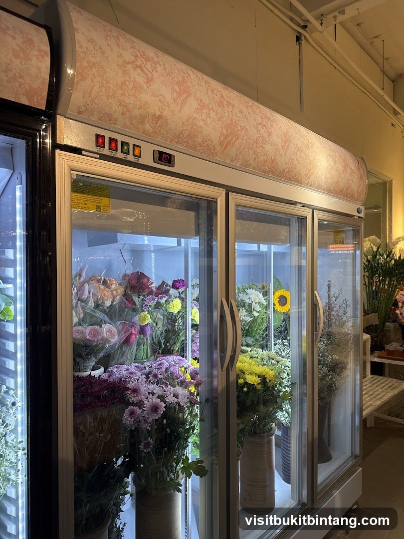 Flower Display Refrigerator