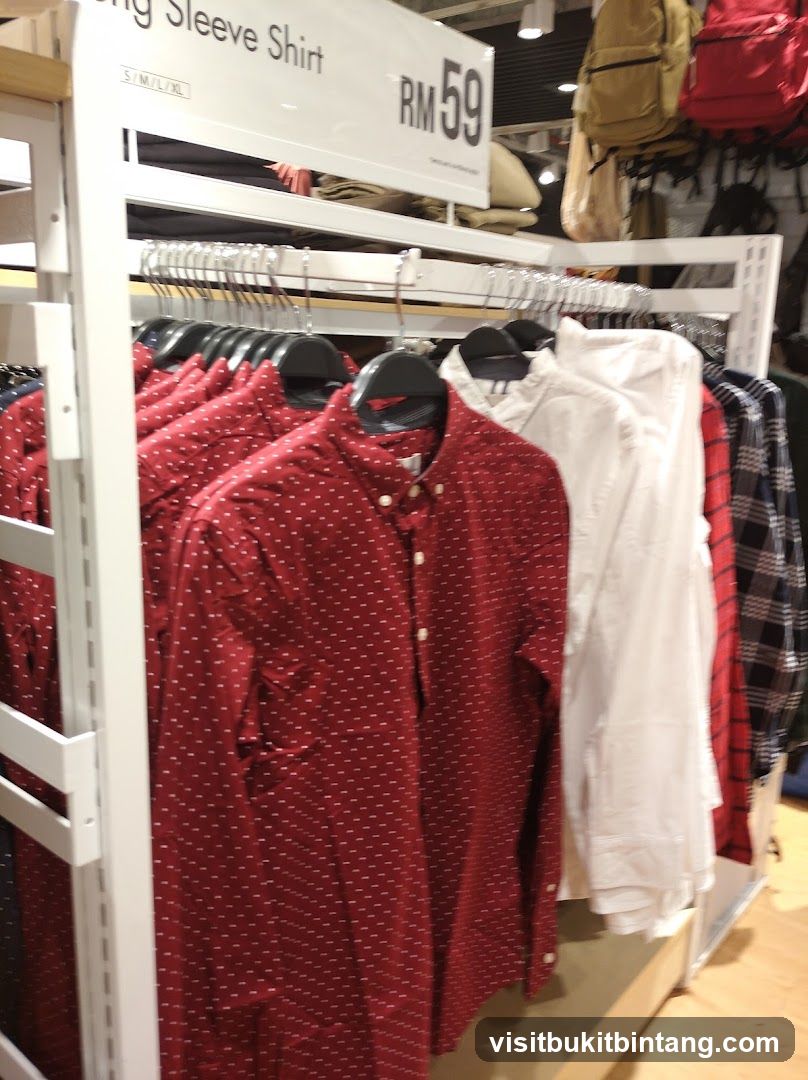 Long Sleeve Shirt Display