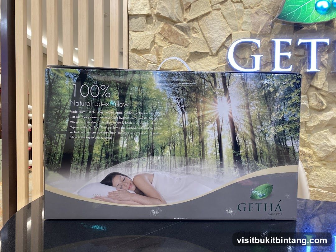 GETHA 100% Natural Latex Pillow Packaging