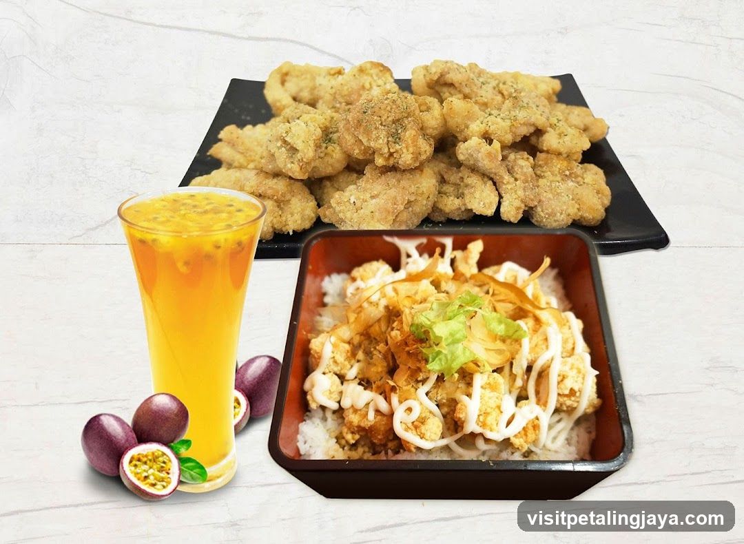 Fried Chicken and Juice Meal