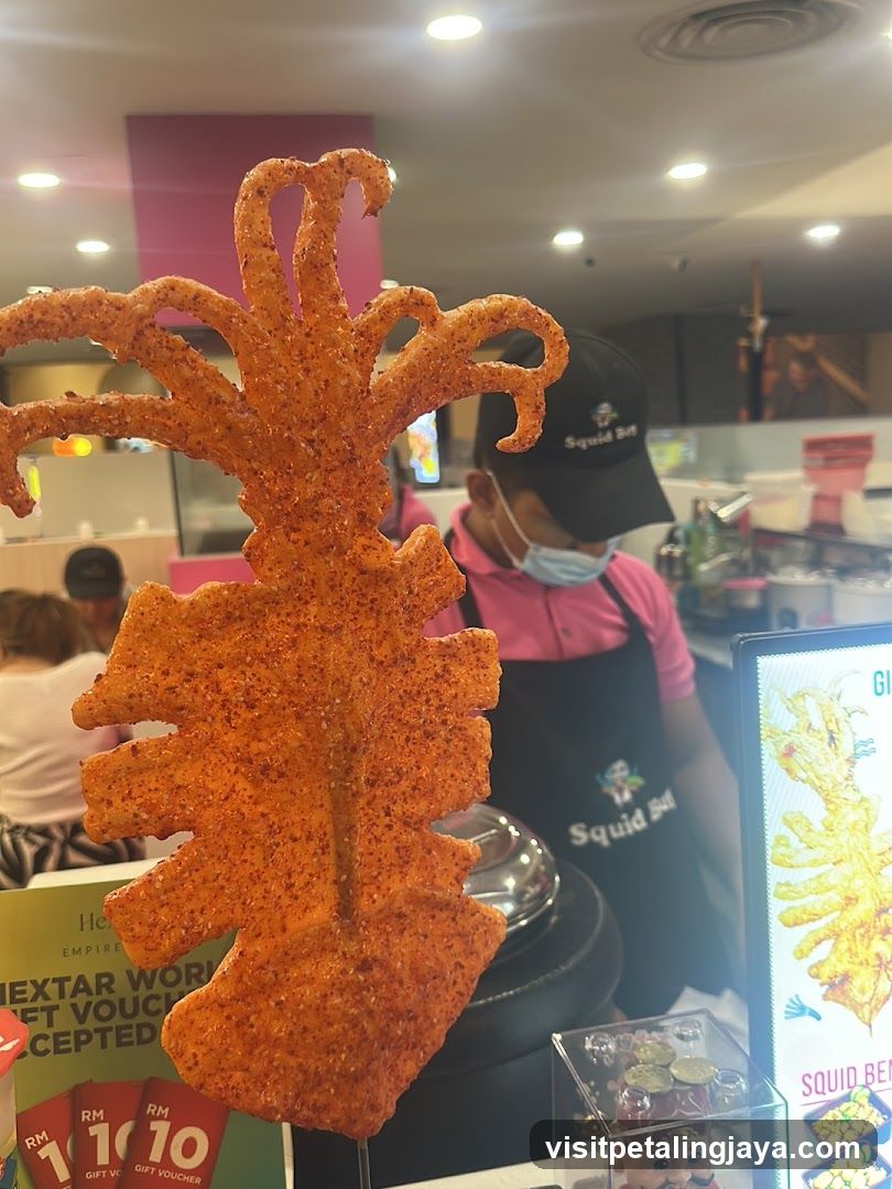 Squid Ball Snack Display