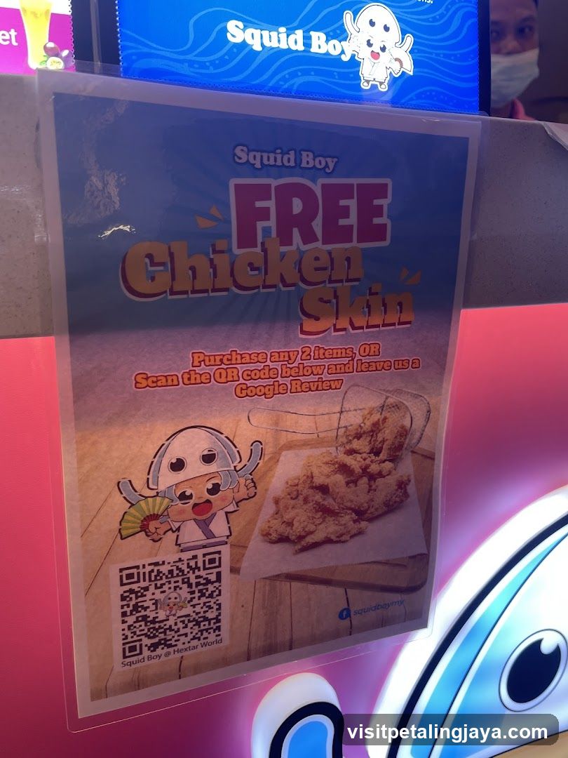 Squid Boy Free Chicken Skin Ad