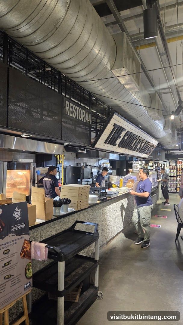 Restaurant Kitchen and Counter