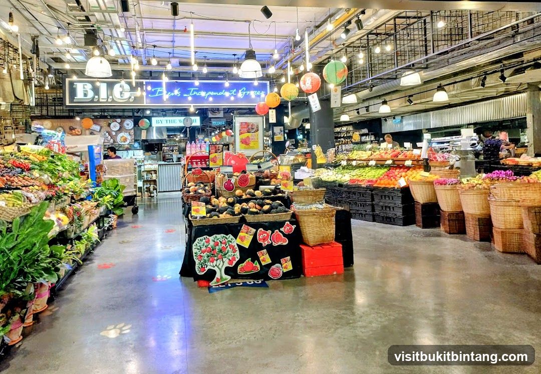 Grocery Store Produce Aisle