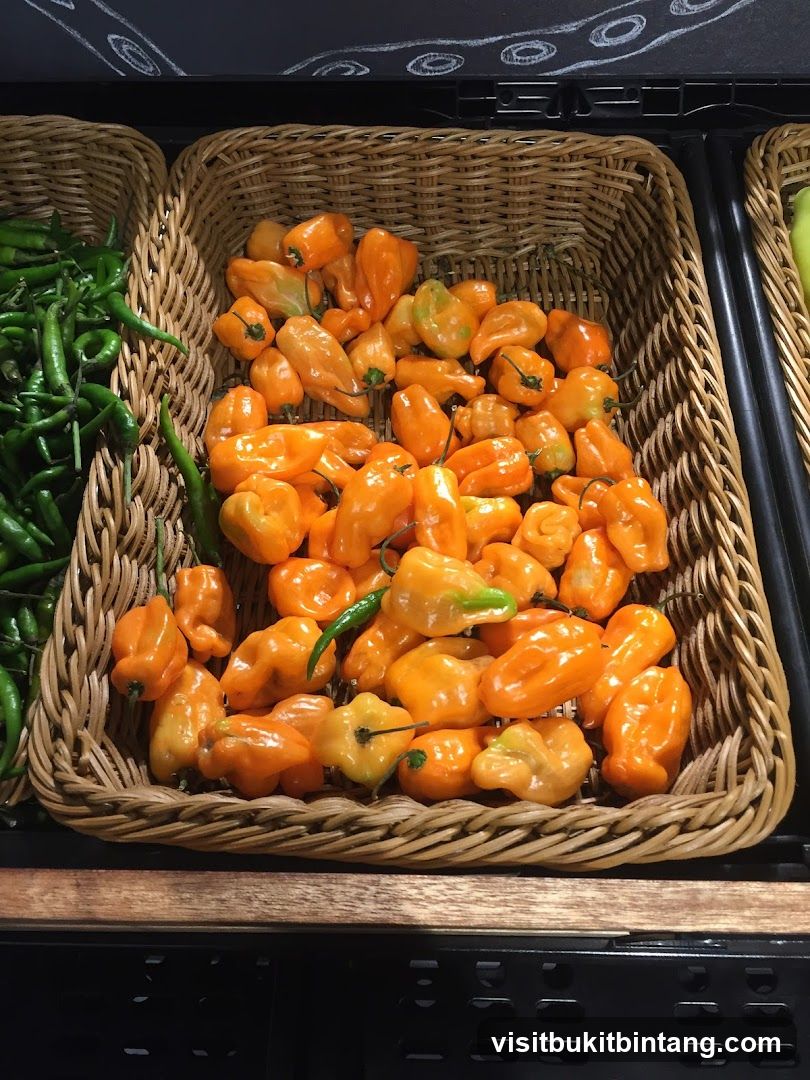 Orange Habanero Peppers