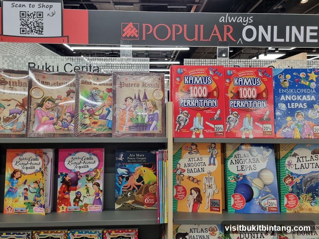 Books on display