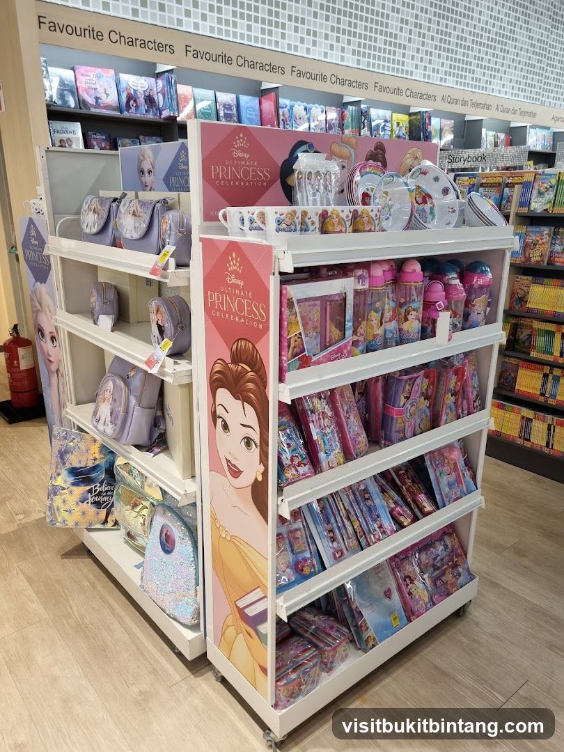Disney Princess Merchandise Display