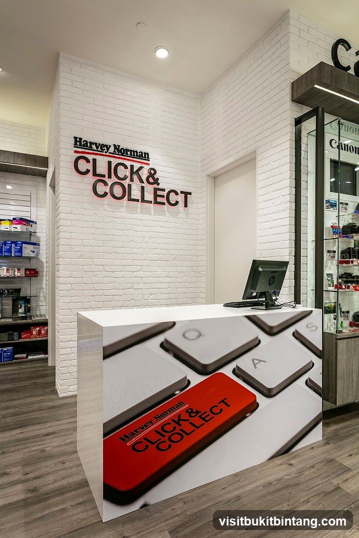 Harvey Norman Click & Collect Counter