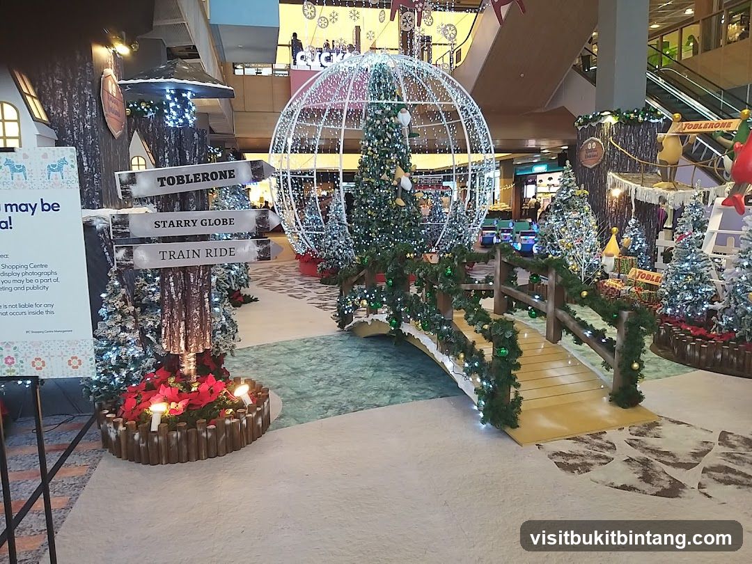 Christmas Display with Toblerone Theme