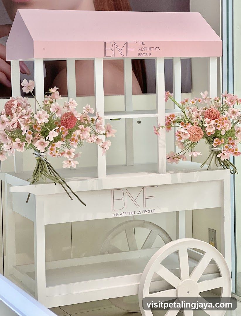 Flower Cart Display