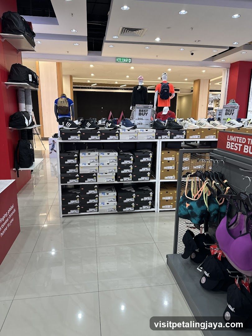 Shoe and Sports Merchandise Display